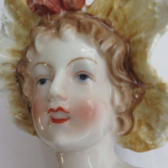 Thames Japan Head Vase Victorian Style Lady 5.5" Tall #4961 Bust Style Vintage - Picture 13 of 15